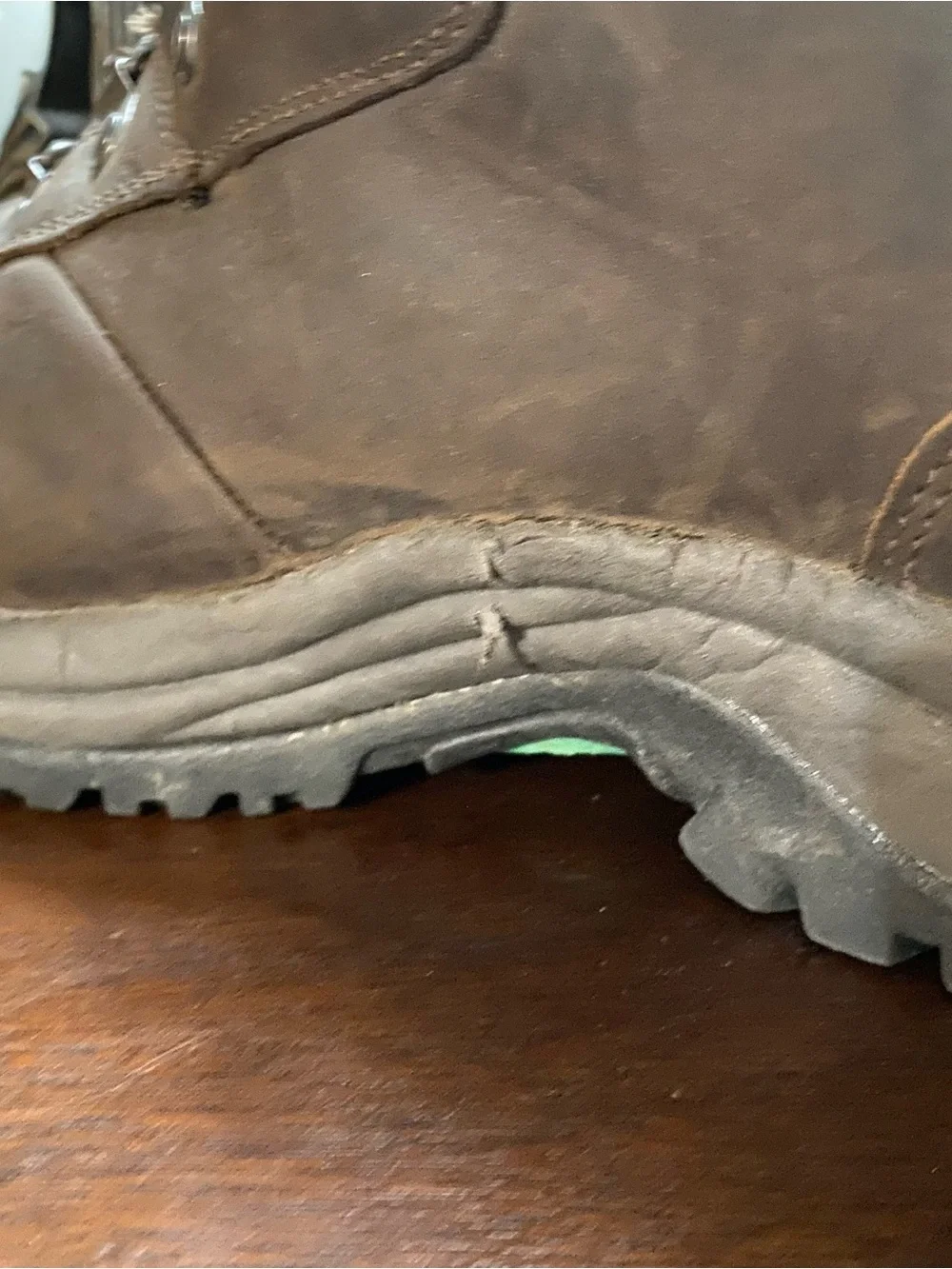 Propet Men’s 13 Cliff Walker Hiking Boots M3188-Bronco Brown Waterproof Traction